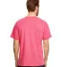 Hanes 42TB X-Temp Triblend T-Shirt with Fresh IQ o in Red triblend back view