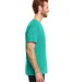 Hanes 42TB X-Temp Triblend T-Shirt with Fresh IQ o in Brzy green trbln side view