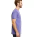 Hanes 42TB X-Temp Triblend T-Shirt with Fresh IQ o in Grape triblend side view