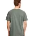 Hanes 42TB X-Temp Triblend T-Shirt with Fresh IQ o in Mltry grn trblnd back view