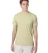 Hanes 42TB X-Temp Triblend T-Shirt with Fresh IQ o in Lemon mrngue hth front view