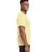 Hanes 42TB X-Temp Triblend T-Shirt with Fresh IQ o in Lemon mrngue hth side view