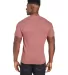 Hanes 42TB X-Temp Triblend T-Shirt with Fresh IQ o in Mauve heather back view