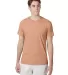 Hanes 42TB X-Temp Triblend T-Shirt with Fresh IQ o in Cantaloupe hthr front view