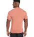Hanes 42TB X-Temp Triblend T-Shirt with Fresh IQ o in Cantaloupe hthr back view