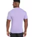 Hanes 42TB X-Temp Triblend T-Shirt with Fresh IQ o in Pale violet hthr back view