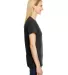 Hanes 42VT Women's V-Neck Triblend Tee with Fresh  in Sol black trblnd side view