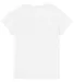 Hanes 42VT Women's V-Neck Triblend Tee with Fresh  in Eco white back view