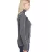 197 8433 Omega Stretch Terry Women's Quarter-Zip P CHARCOAL TRBLND side view