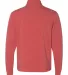 197 8434 Omega Stretch Terry Quarter-Zip Pullover RED TRIBLEND back view