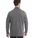 197 8434 Omega Stretch Terry Quarter-Zip Pullover CHARCOAL TRBLND back view