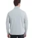 197 8434 Omega Stretch Terry Quarter-Zip Pullover SILVER GRY TRBLN back view