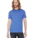 BB401W 50/50 T-Shirt in Hthr lake blue front view