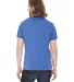BB401W 50/50 T-Shirt in Hthr lake blue back view