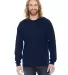 2007W Fine Jersey Long Sleeve T-Shirt in Navy front view