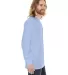 2007W Fine Jersey Long Sleeve T-Shirt in Baby blue side view