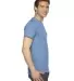 TR401W Triblend Track T-Shirt ATHLETIC BLUE side view