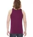 TR408W Triblend Tank in Tri cranberry back view