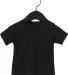 3413B Bella + Canvas Triblend Baby Short Sleeve Te in Solid blk trblnd front view