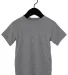 Bella + Canvas 3001T Toddler Tee in Deep heather front view