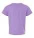 Bella + Canvas 3001T Toddler Tee in Hthr team purple back view
