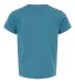 Bella + Canvas 3001T Toddler Tee in Hthr deep teal back view