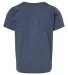 Bella + Canvas 3001T Toddler Tee in Heather navy back view
