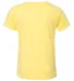 Bella + Canvas 3001T Toddler Tee in Yellow back view
