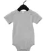134B Bella + Canvas Baby Triblend Short Sleeve One in Grey triblend front view
