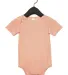 134B Bella + Canvas Baby Triblend Short Sleeve One in Peach triblend front view