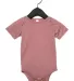 134B Bella + Canvas Baby Triblend Short Sleeve One in Mauve triblend front view