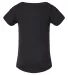 134B Bella + Canvas Baby Triblend Short Sleeve One in Solid blk trblnd back view