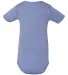 134B Bella + Canvas Baby Triblend Short Sleeve One in Blue triblend back view