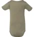 134B Bella + Canvas Baby Triblend Short Sleeve One in Olive triblend back view