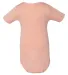 134B Bella + Canvas Baby Triblend Short Sleeve One in Peach triblend back view