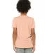 3413Y Bella + Canvas Youth Triblend Jersey Short S in Peach triblend back view