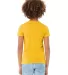 3413Y Bella + Canvas Youth Triblend Jersey Short S in Yllw gld trblnd back view