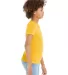3413Y Bella + Canvas Youth Triblend Jersey Short S in Yllw gld trblnd side view