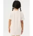 3413Y Bella + Canvas Youth Triblend Jersey Short S in Oatmeal triblend back view