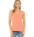 6008 Bella + Canvas Women's Jersey Racerback Tank in Sunset front view