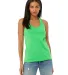 6008 Bella + Canvas Women's Jersey Racerback Tank in Synthetic green front view