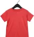 3413T Bella + Canvas Toddler Triblend Short Sleeve in Red triblend front view