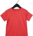 3413T Bella + Canvas Toddler Triblend Short Sleeve RED TRIBLEND front view