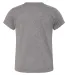 3413T Bella + Canvas Toddler Triblend Short Sleeve in Grey triblend back view