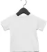 3001B Bella + Canvas Baby Short Sleeve Tee in Athletic heather front view