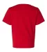 3001B Bella + Canvas Baby Short Sleeve Tee in Red back view