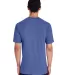 51 H000 Hammer Short Sleeve T-Shirt in Flo blue back view