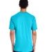 51 H000 Hammer Short Sleeve T-Shirt in Lagoon blue back view