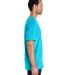 51 H000 Hammer Short Sleeve T-Shirt in Lagoon blue side view