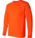 301 2955 Union-Made Long Sleeve T-Shirt in Bright orange side view